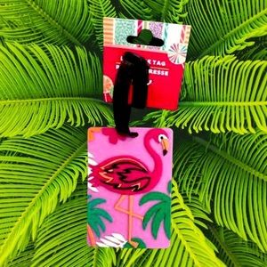 FLAMINGO LUGGAGE TAG NWT